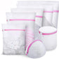 IZEYNO Set of 7 Mesh Laundry Bags, Travel Storage Organize Bag, Clothing Washing Bags for Laundry, Blouse, Bra, Hosiery, Stocking, Underwear, Lingerie