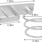 IZEYNO Hair Dryer Holder, Wall Mount Blow Dryer Organizer with Straightener Storage Stand Rack for Bathroom
