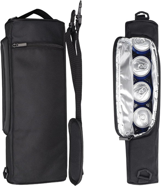 IZEYNO Golf Bag Cooler, Golf Accessories Small 6 Beer Cans Insulated Cooler Sleeve