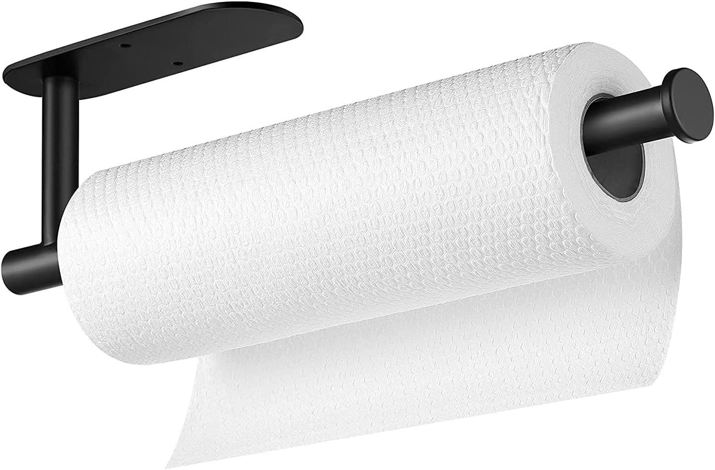 IZEYNO Paper Towel Holder Under Cabinet Wall Mount for Kitchen, Both Available in Adhesive and Screws